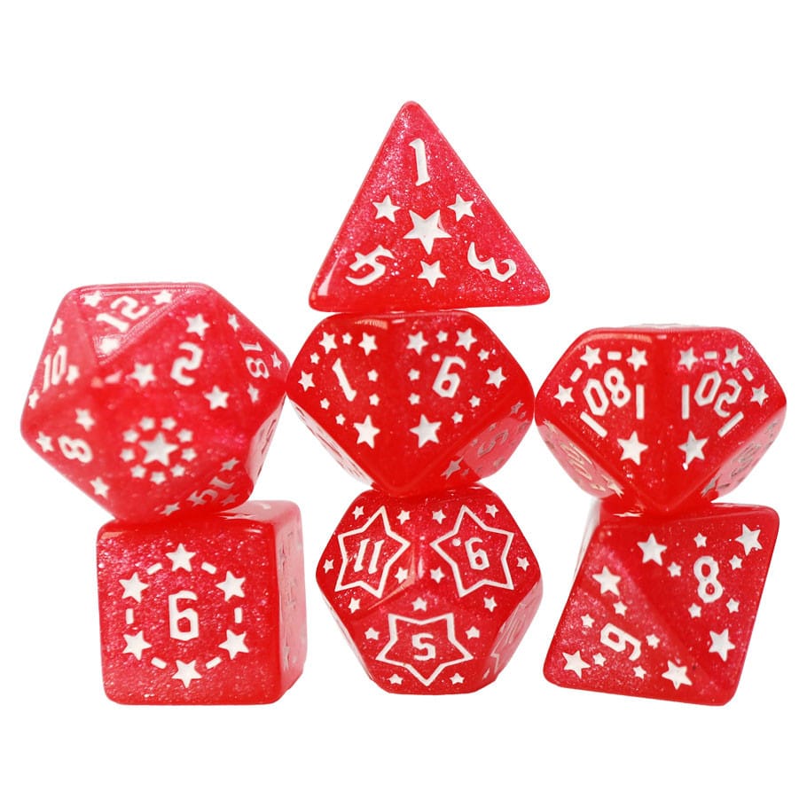 Foam Brain Games Dice > Other Dice Shooting Stars: Lithium RPG Dice Set 840292516182 FBG2683