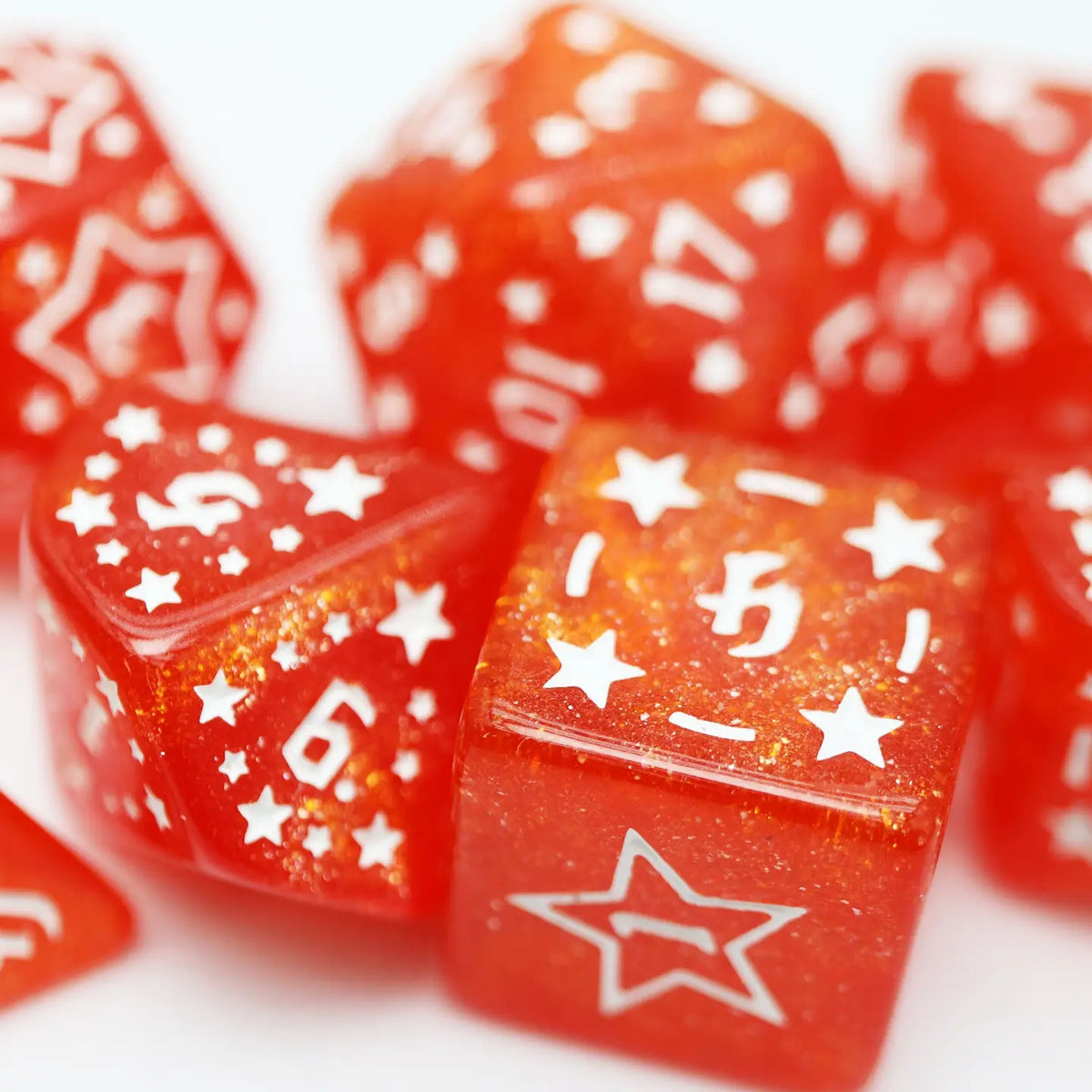 Foam Brain Games Dice > Other Dice Shooting Stars: Nitrogen RPG Dice Set 840292516199 FBG2684