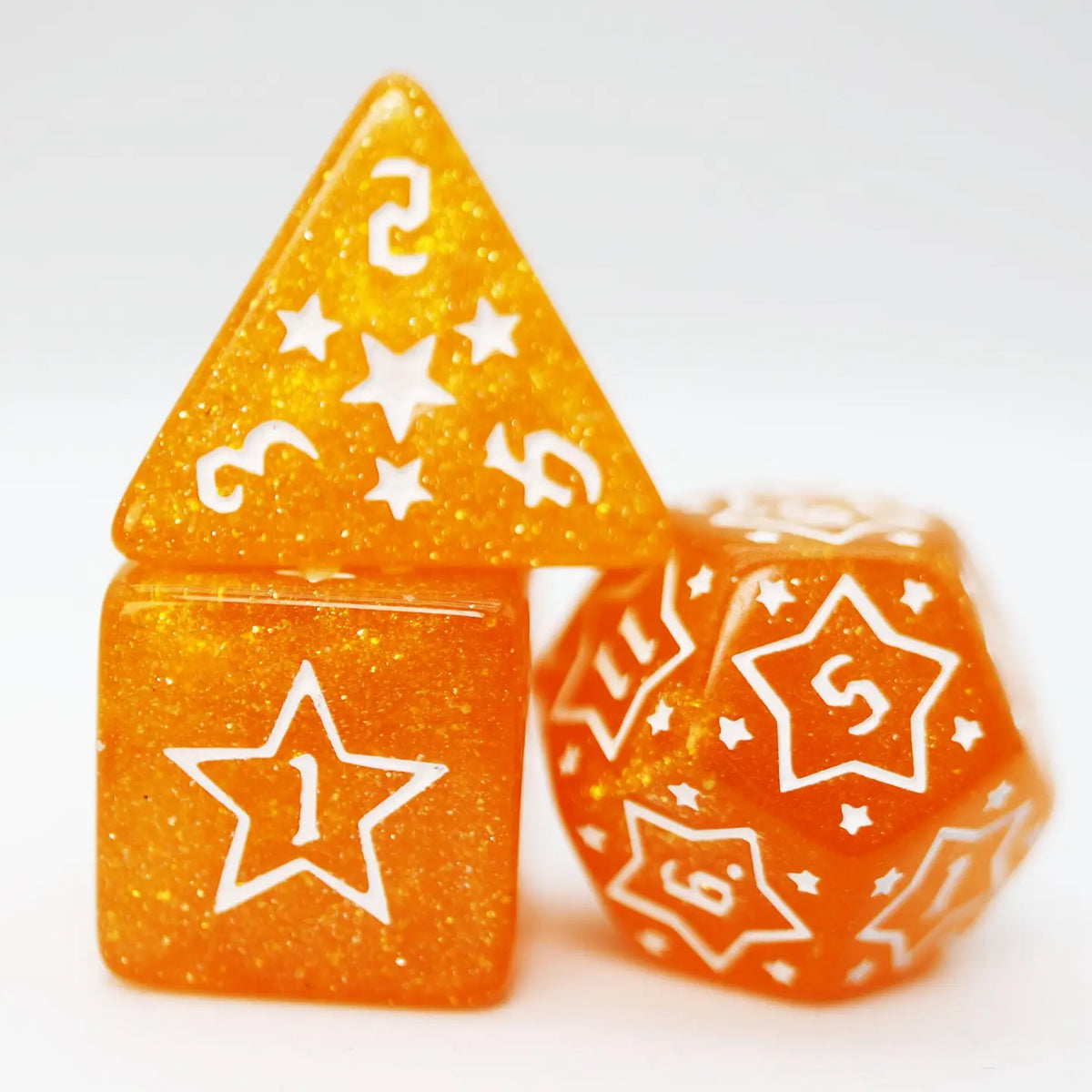 Foam Brain Games Dice > Other Dice Shooting Stars: Sodium RPG Dice Set 840292516205 FBG2685