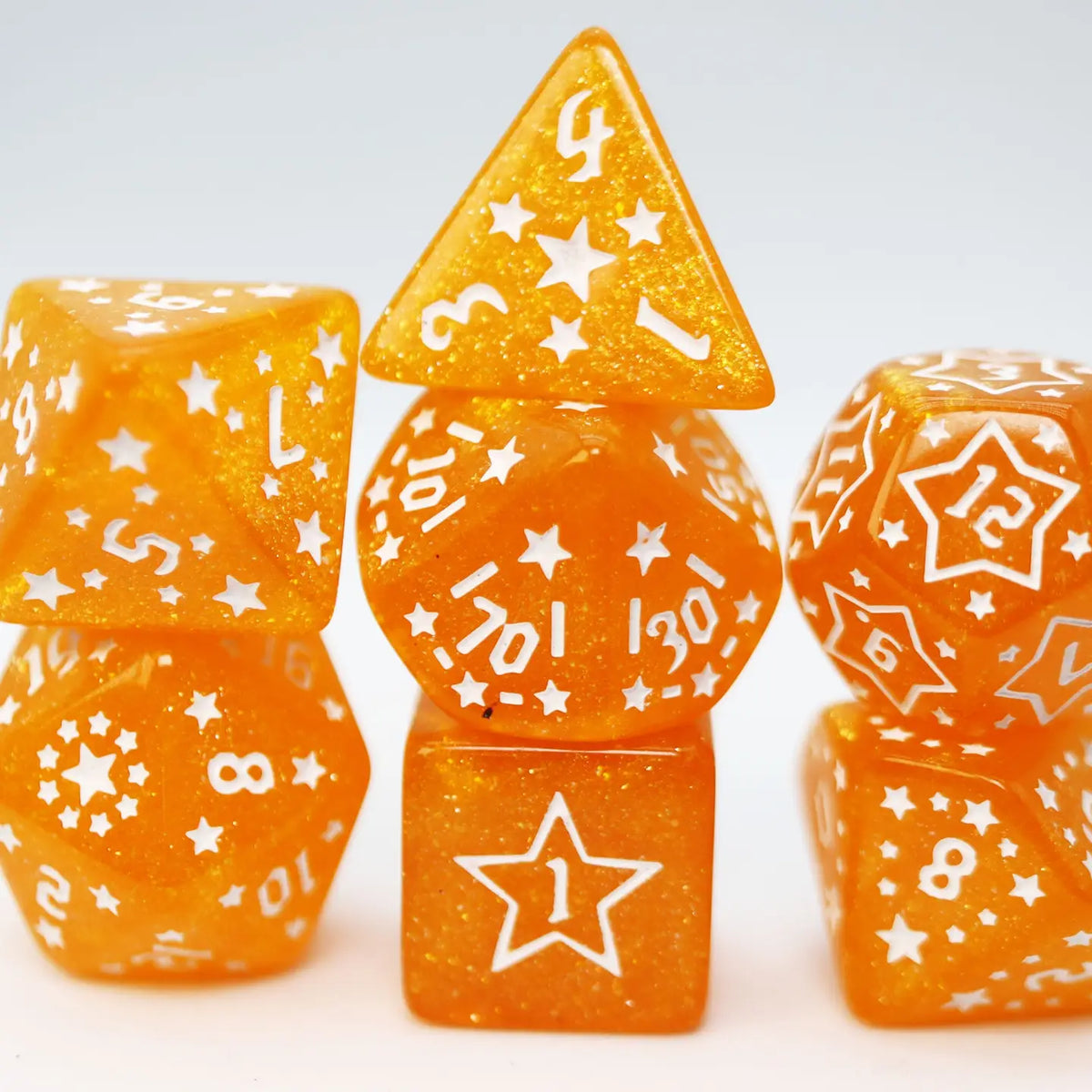 Foam Brain Games Dice > Other Dice Shooting Stars: Sodium RPG Dice Set 840292516205 FBG2685