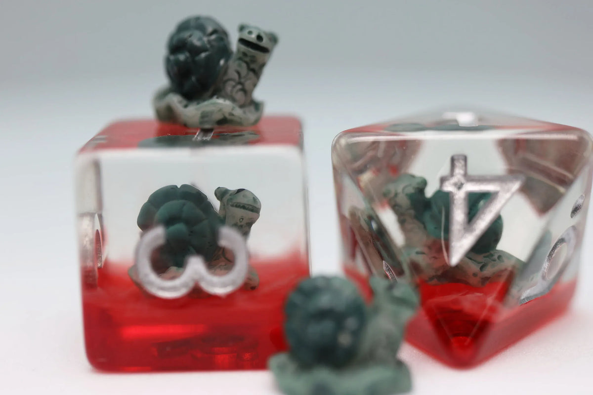 Foam Brain Games Dice > Other Dice Speedy the Snail RPG Dice Set 840292510388 FBG2534