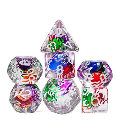 Foam Brain Games Dice > Other Dice Spider Swarm RPG Dice Set 840292509894 FBG2520