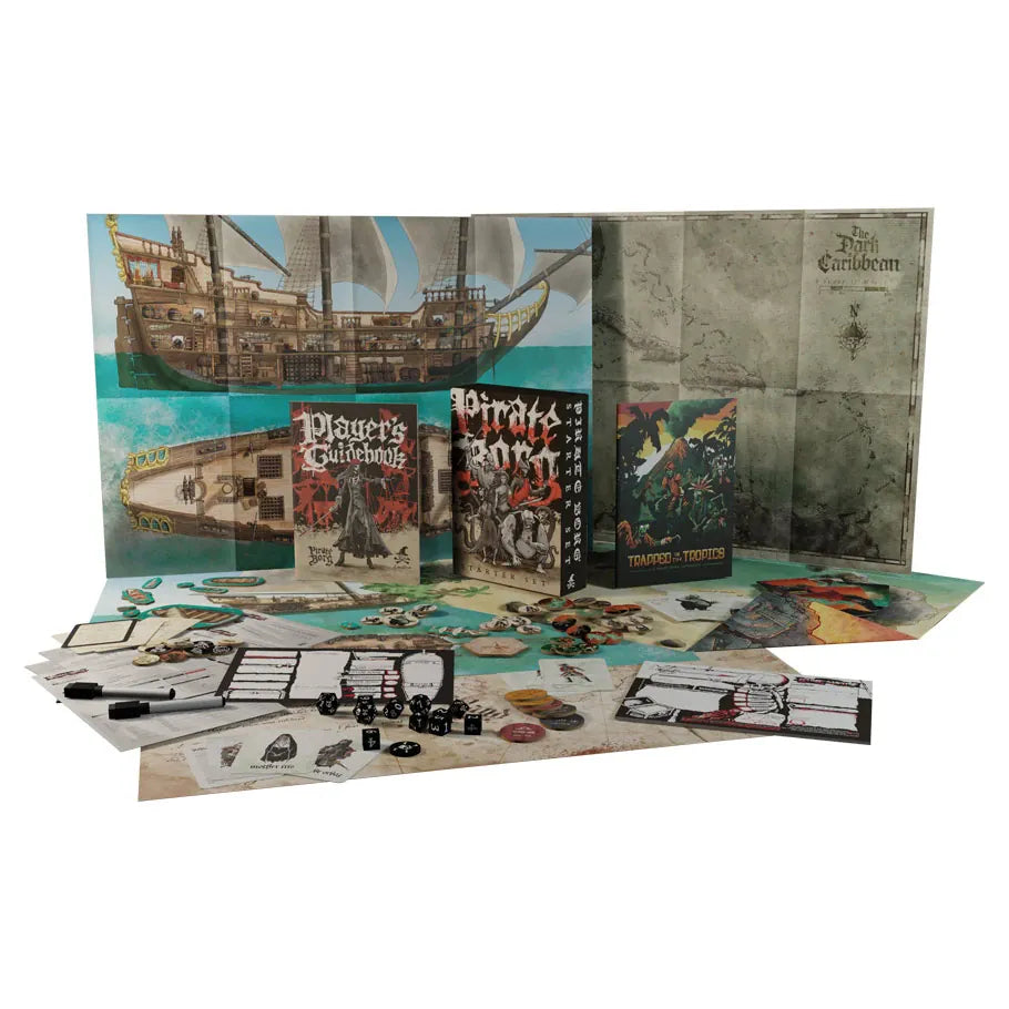 Free League Tabletop Games > Role-Playing Games PIRATE BORG: Starter Set 9789190079010 FLFFLW22