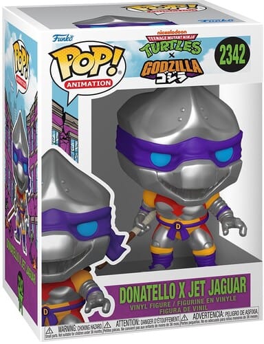 Funko Toys > Funko > Funko Pop! Funko POP! Animation: Godzilla x Teenage Mutant Ninja Turtles - Donatello x Jet Jaguar (TMNT) 889698905848 FUKO90584