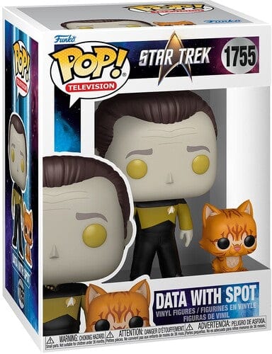 Funko Toys > Funko > Funko Pop! Funko POP! & Buddy: Star Trek - Data with Spot (Vinyl Figure, Collectible) 889698862509 FUKO86250