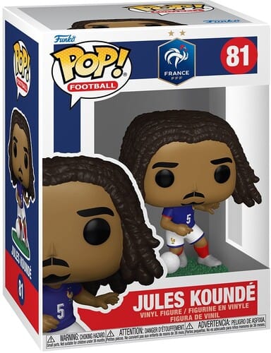 Funko Toys > Funko > Funko Pop! Funko POP! Football: French Football Federation - Jules Kounde, Dribbling (World Cup 2026) 889698927338 FUKO92733