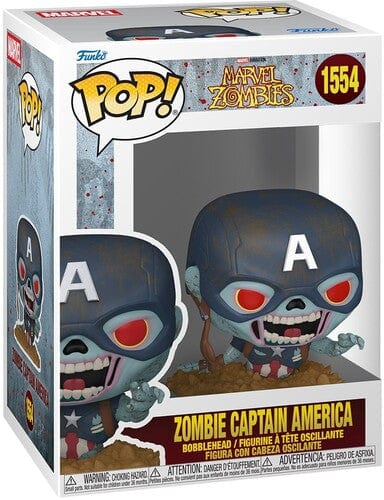 Funko Toys > Funko > Funko Pop! Funko POP! Marvel: Marvel Zombies - Zombie Captain America (Vinyl Figure, Collectible) 889698866507 FUKO86650