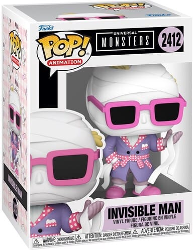 Funko Toys > Funko > Funko Pop! Funko POP! Movies: Universal Monsters - Invisible Man, Anime 889698928830 FUKO92883