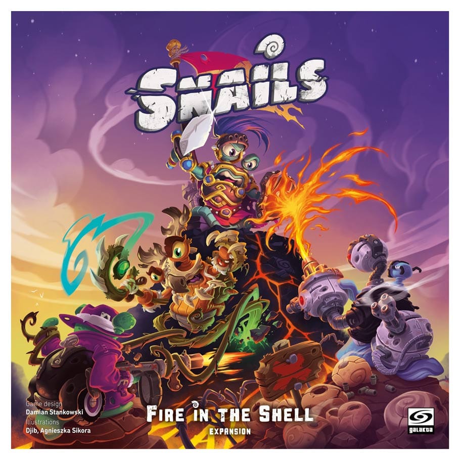 Galakta Board Games > Expansions Snails: Fire in the Shell Expansion 5902259208679 GALENSNL03