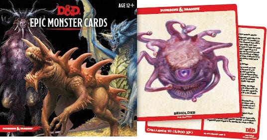 5e epic monsters D&D: Monster Cards