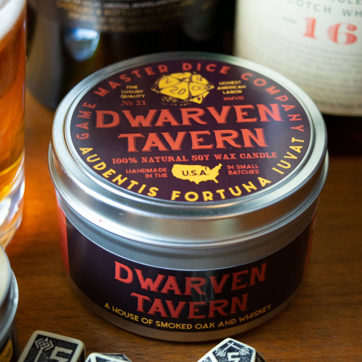 Game Master Dice Decor > Candles Dwarven Tavern Gaming Candle: 8oz 736542188684 80021