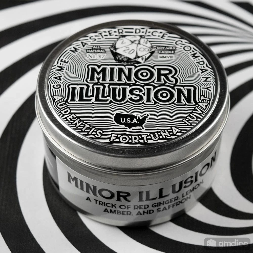 Game Master Dice Decor > Candles Game Master Dice: 8oz Gaming Candle - Minor Illusion 40567036