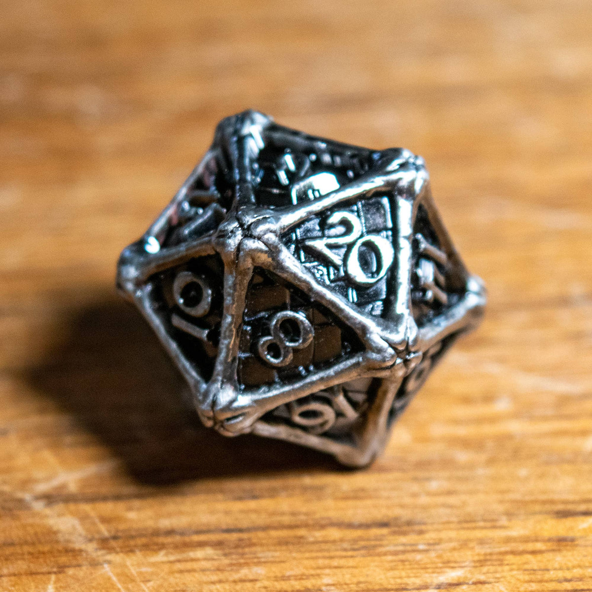 Game Master Dice Dice > Other Dice Dragon Bones: Silver 85359612 METAL-DB-SILVER