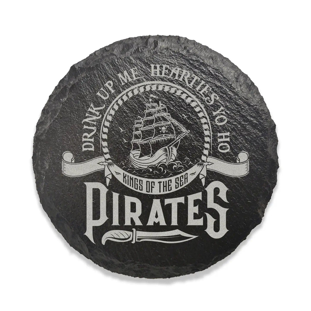 Game Master Dice Home > Drinkware > Coasters Pirate Drink Coaster - Drink Up Me Hearties 69262332