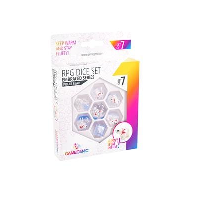 Gamegenic Dice > Other Dice Gamegenic: RPG Sice Set 7pc - Polar Bear (Embraced Series) 4251715404850 GGS50003ML