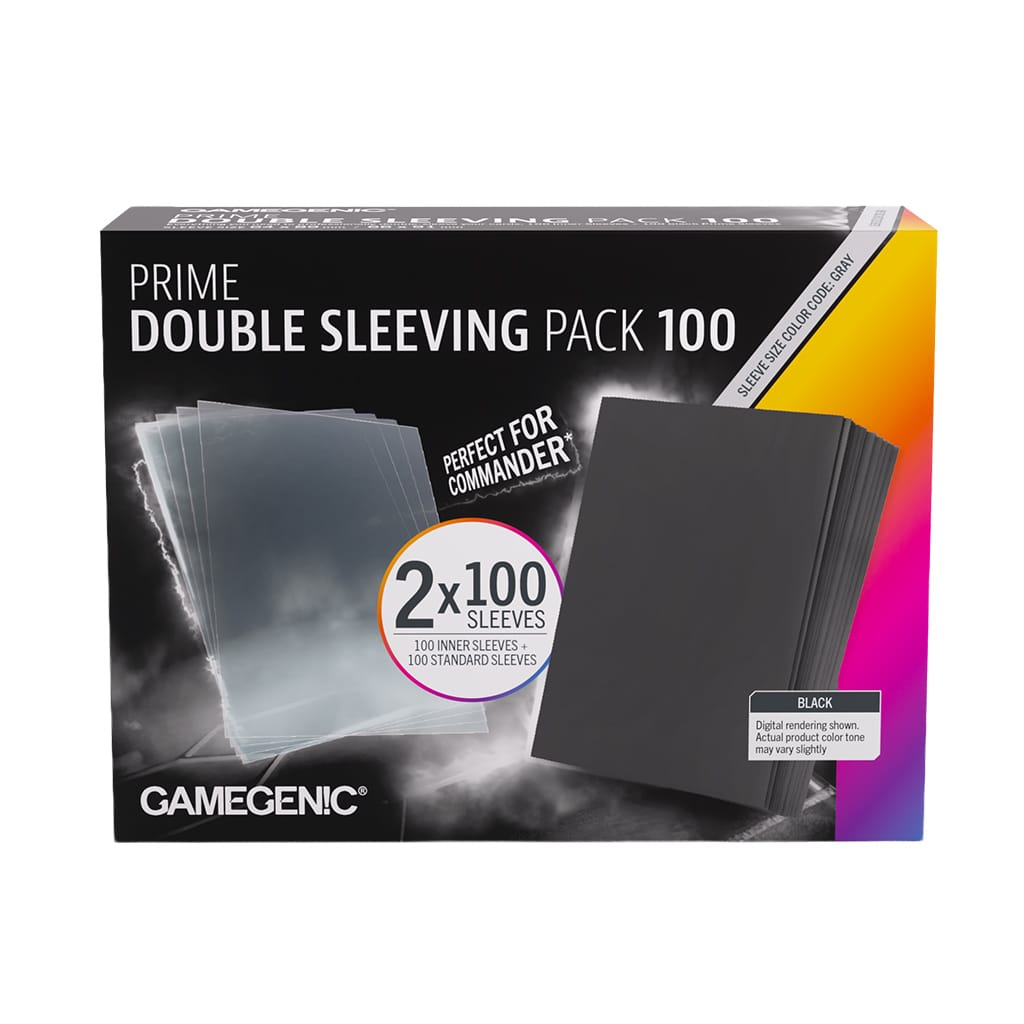 Gamegenic Game Supplies > Card Sleeves Prime Double Sleeving Pack 100 66x91 4251715419489 GGS10147ML