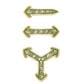 Gamegenic Game Supplies > Tokens & Counters Arkham Horror: Connector Tokens 4251715423943 GGS60191ML