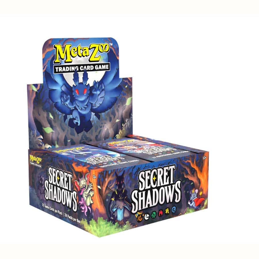 Gameqbator Labs Trading Card Games METAZOO TCG: SECRET SHADOWS BOOSTER BOX 1230000246347 GQB202Z00300EN0