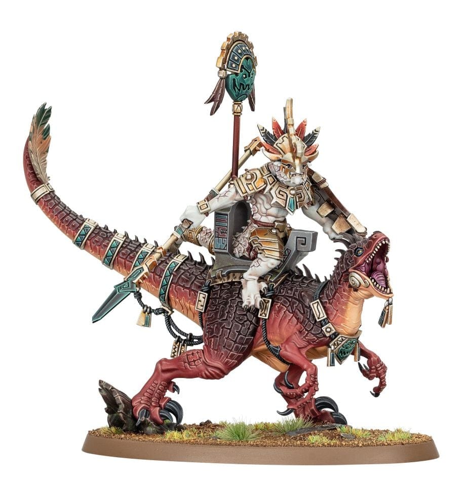 Games Workshop Tabletop Games > Games Workshop > Age of Sigmar Warhammer Age of Sigmar: Seraphon - Saurus Scar-Veteran on Aggradon 5011921182206 88-24