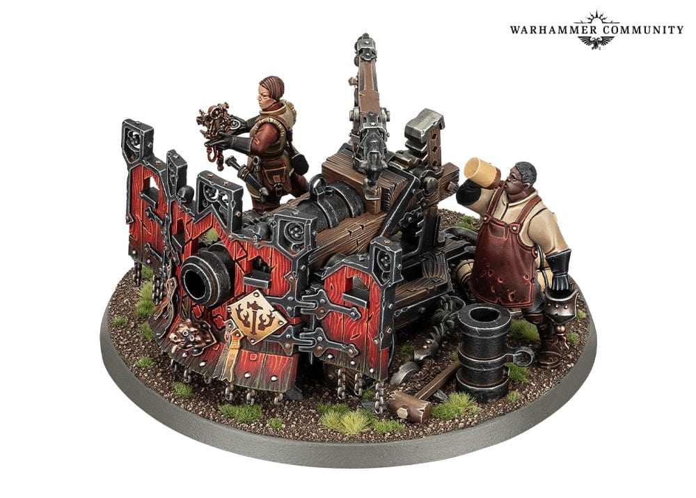 Games Workshop Tabletop Games > Games Workshop > Age of Sigmar Warhammer Age of Sigmar - Cities of Sigmar: Ironweld Great Cannon 5011921203109 86-11