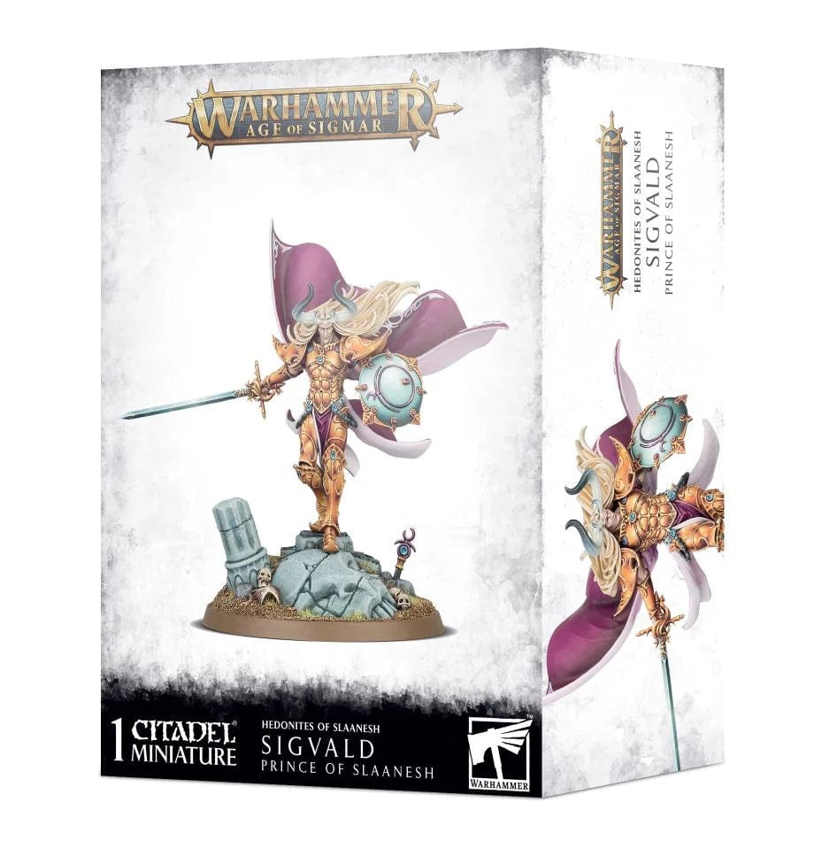 Games Workshop Tabletop Games > Games Workshop > Age of Sigmar Warhammer - Age of Sigmar: Hedonites of Slaanesh - Sigvald Prince of Slaanesh 5011921199945 83-84