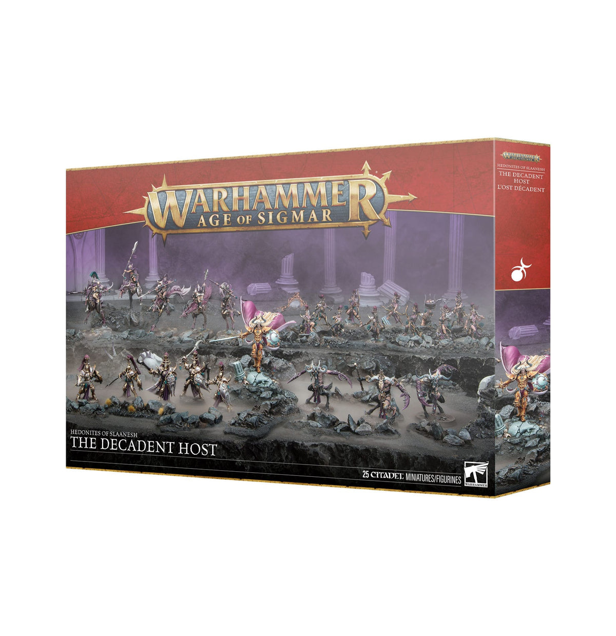 Games Workshop Games Workshop > Age of Sigmar Warhammer Age of Sigmar: Hedonites Of Slaanesh The Decadent Host 5011921266555 83-125