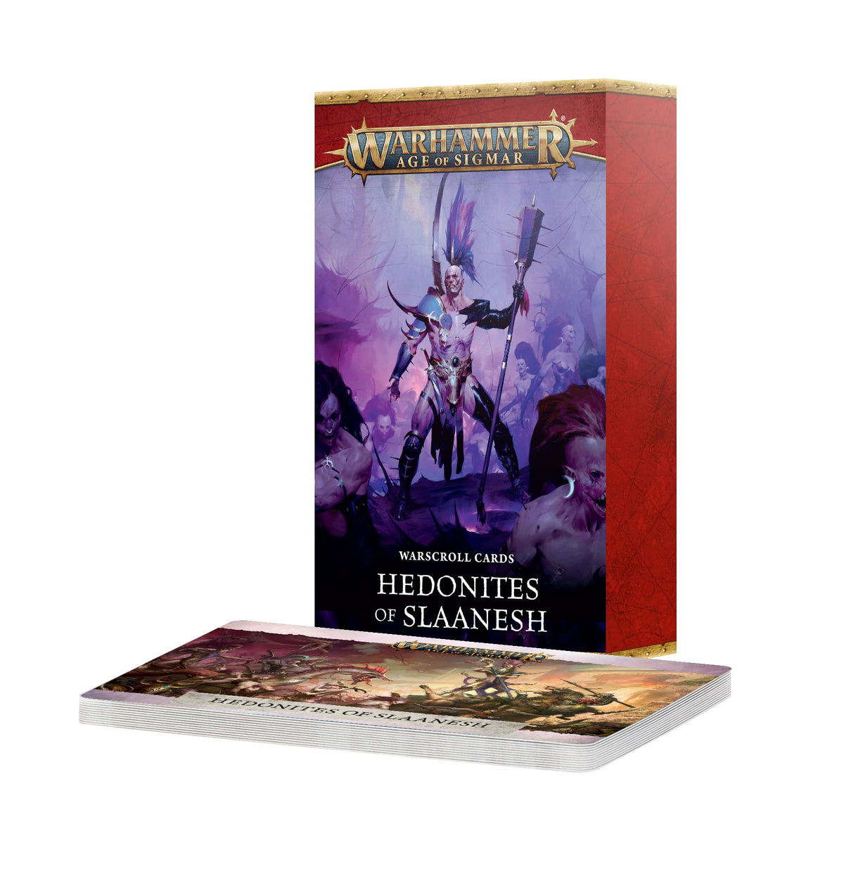 Games Workshop Games Workshop > Age of Sigmar Warhammer Age of Sigmar: Hedonites Of Slaanesh Warscroll Cards (ENG) 5011921275106 83-71