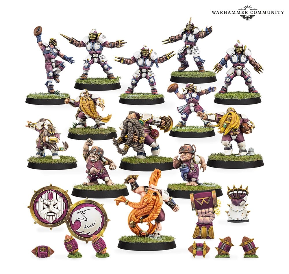 Games Workshop Tabletop Games > Games Workshop > Other Warhammer Blood Bowl - Old World Alliance Blood Bowl Team: Middenheim Maulers 5011921205554 202-05