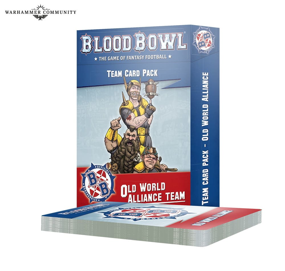 Games Workshop Tabletop Games > Games Workshop > Other Warhammer Blood Bowl - Old World Alliance Team Card Pack 5011921203178 200-87