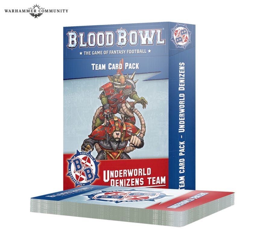 Games Workshop Tabletop Games > Games Workshop > Other Warhammer Blood Bowl - Underworld Denizens Team Card Pack 5011921213450 202-35