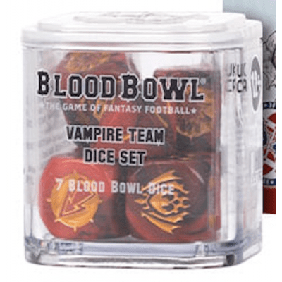 Games Workshop Tabletop Games > Games Workshop > Other Warhammer Warhammer Blood Bowl - Vampire Team Dice Set 5011921189816 202-32