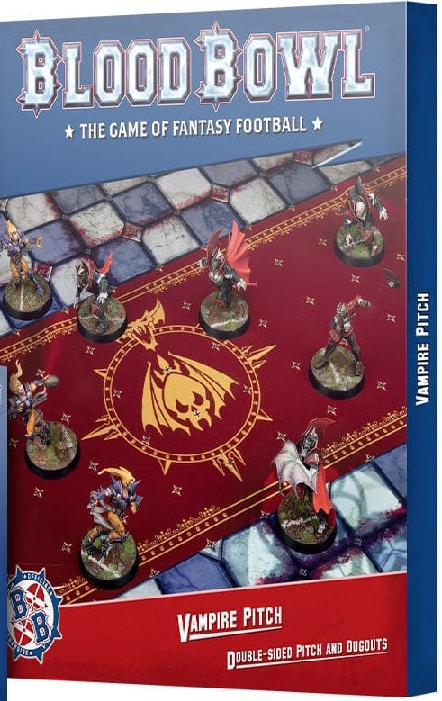Games Workshop Tabletop Games > Games Workshop > Other Warhammer Warhammer Blood Bowl - Vampire Team Pitch & Dugouts 5011921189823 202-39