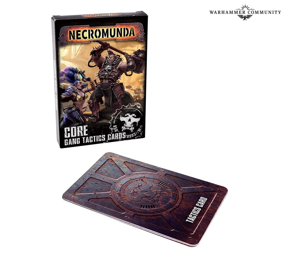 Games Workshop Tabletop Games > Games Workshop > Other Warhammer Warhammer Necromunda: Core Gang Tactics Cards 5011921213658 301-19