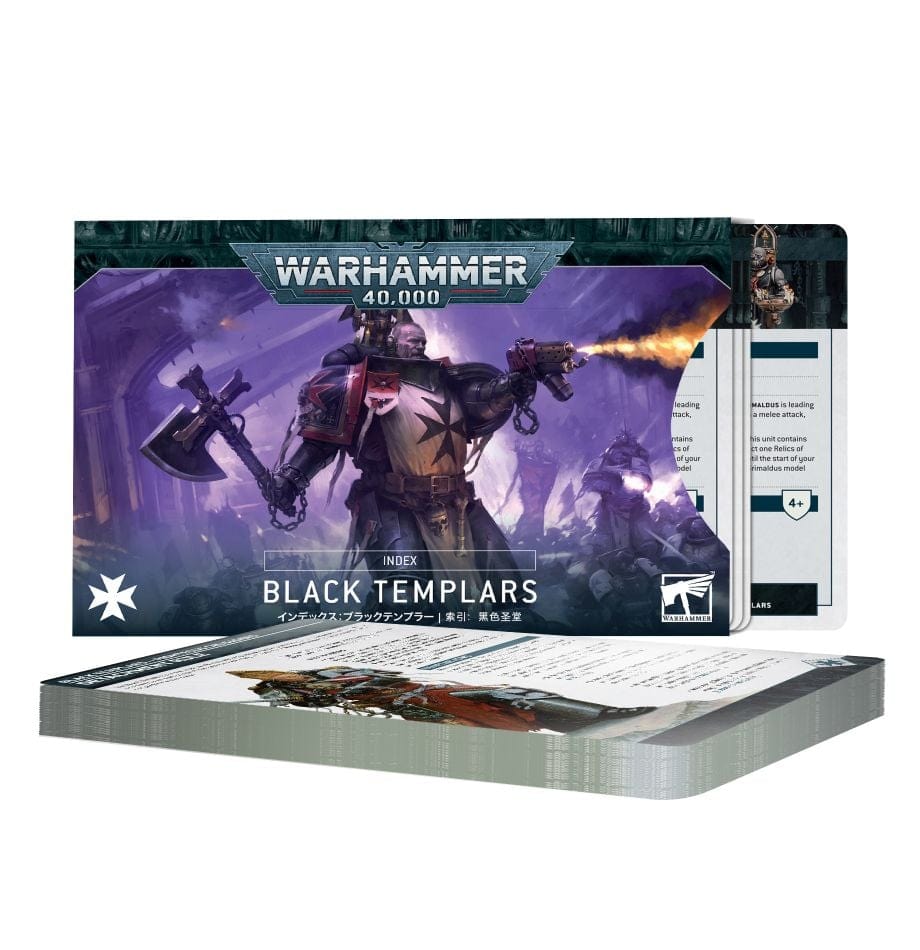 Games Workshop Tabletop Games > Games Workshop > Warhammer 40k > Index Cards Warhammer 40k: Black Templars Index Cards (10E) 5011921208227 72-55