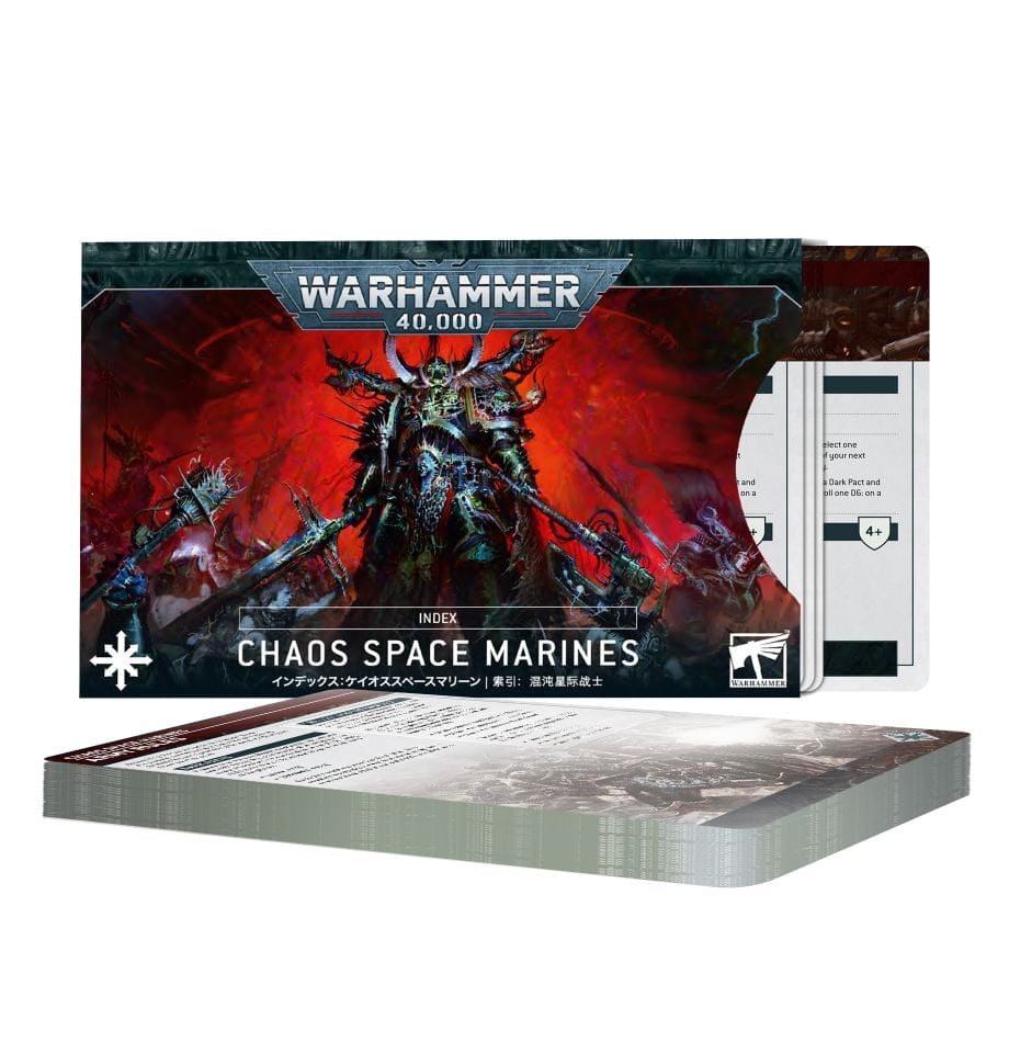 Games Workshop Tabletop Games > Games Workshop > Warhammer 40k > Index Cards Warhammer 40k: Chaos Space Marines Index Cards (10E) 5011921208616 72-43