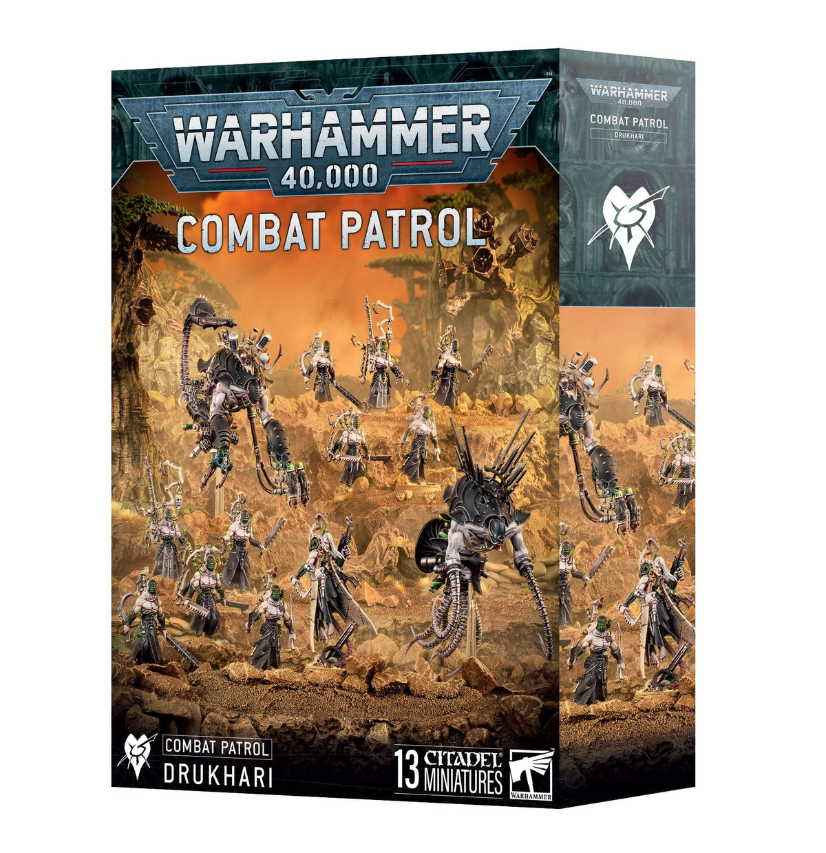 Games Workshop Games Workshop > Warhammer 40k Warhammer 40K - Drukhari: Combat Patrol 501192122611 73-452
