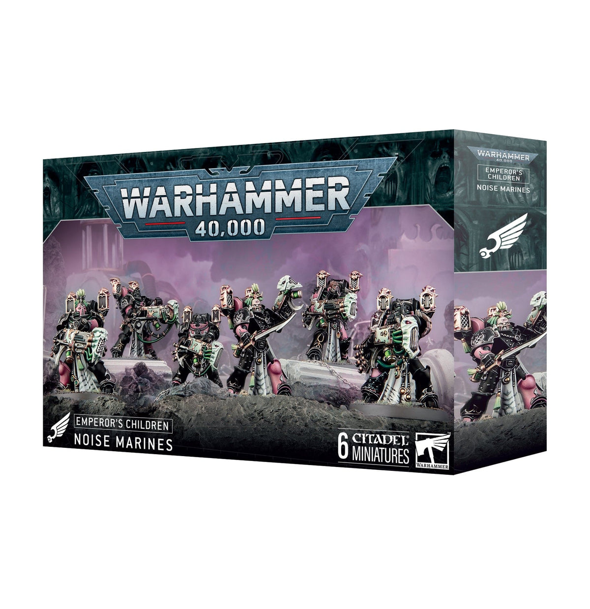 Games Workshop Games Workshop > Warhammer 40k Warhammer 40K - Emperor's Children: Noise Marines 5011921225910 37-10