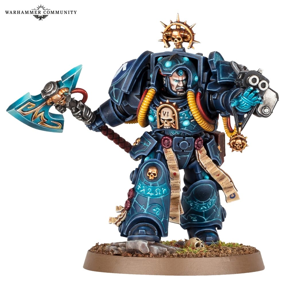Games Workshop Tabletop Games > Games Workshop > Warhammer 40k > Space Marines Warhammer - 40k: Space Marines - Librarian In Terminator Armour 5011921199501 48-06