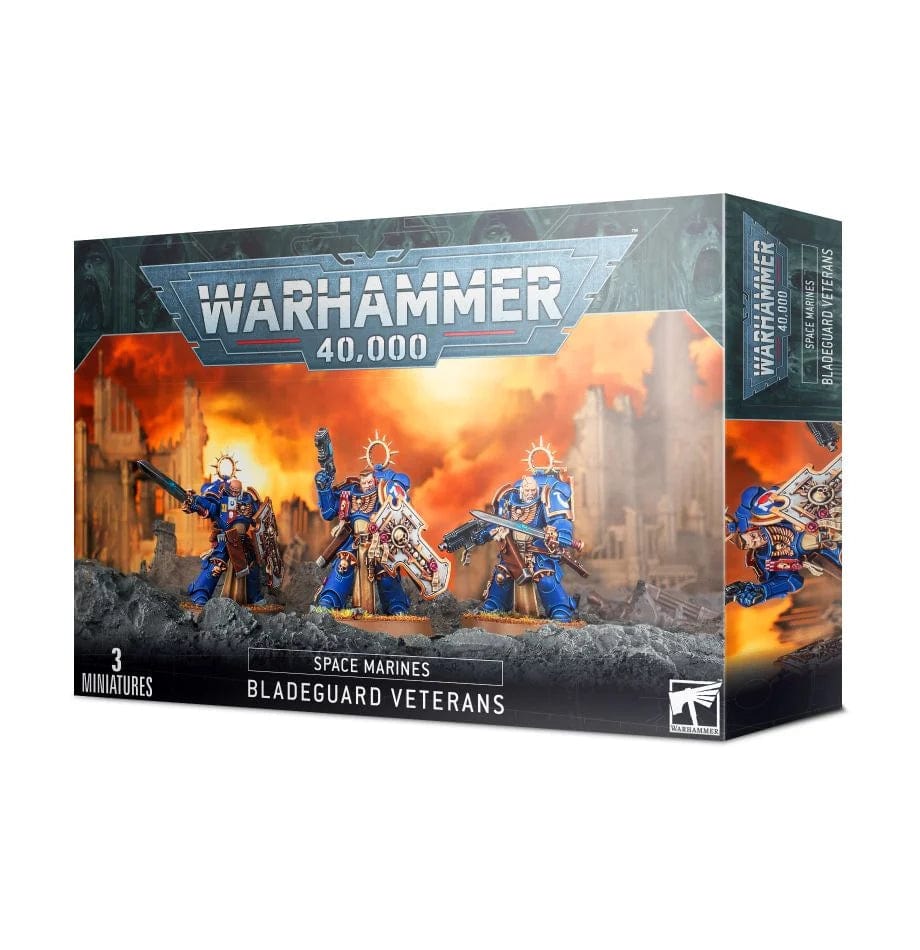 Games Workshop Tabletop Games > Games Workshop > Warhammer 40k > Space Marines Warhammer - 40k: Space Marines - Bladeguard Veterans 5011921138630 48-44