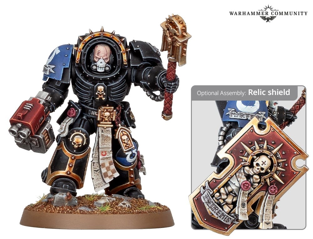 Games Workshop Tabletop Games > Games Workshop > Warhammer 40k > Space Marines Warhammer 40k - Space Marines: Chaplain in Terminator Armour 5011921201310 48-91