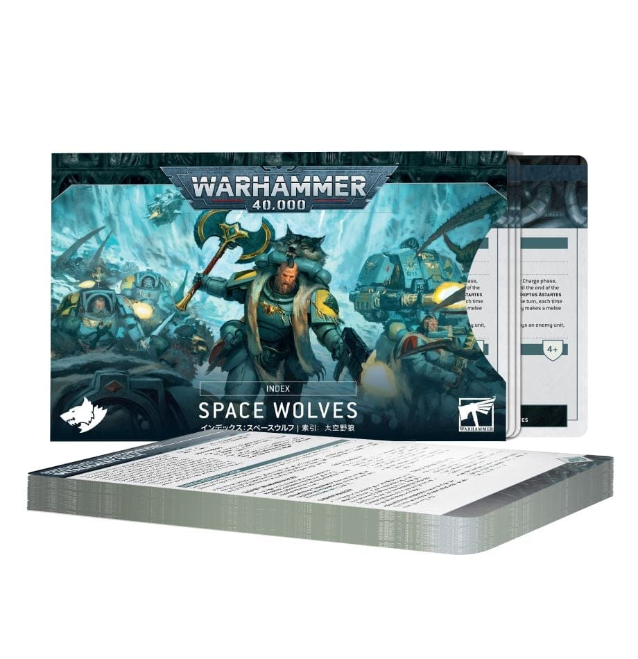 Games Workshop Tabletop Games > Games Workshop > Warhammer 40k > Index Cards Warhammer 40k: Space Wolves Index Cards (10E) 5011921209163 72-53