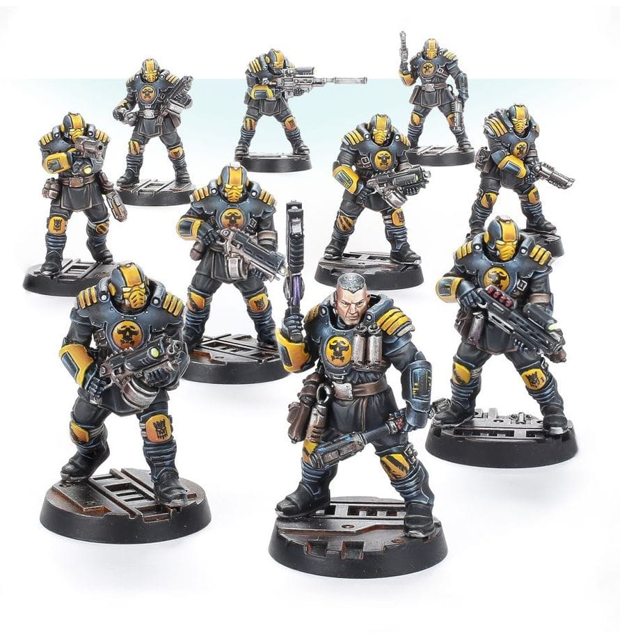 Games Workshop Games Workshop > Warhammer 40k Warhammer: Necromunda - Palanite Enforcer Patrol 5011921125418 300-45