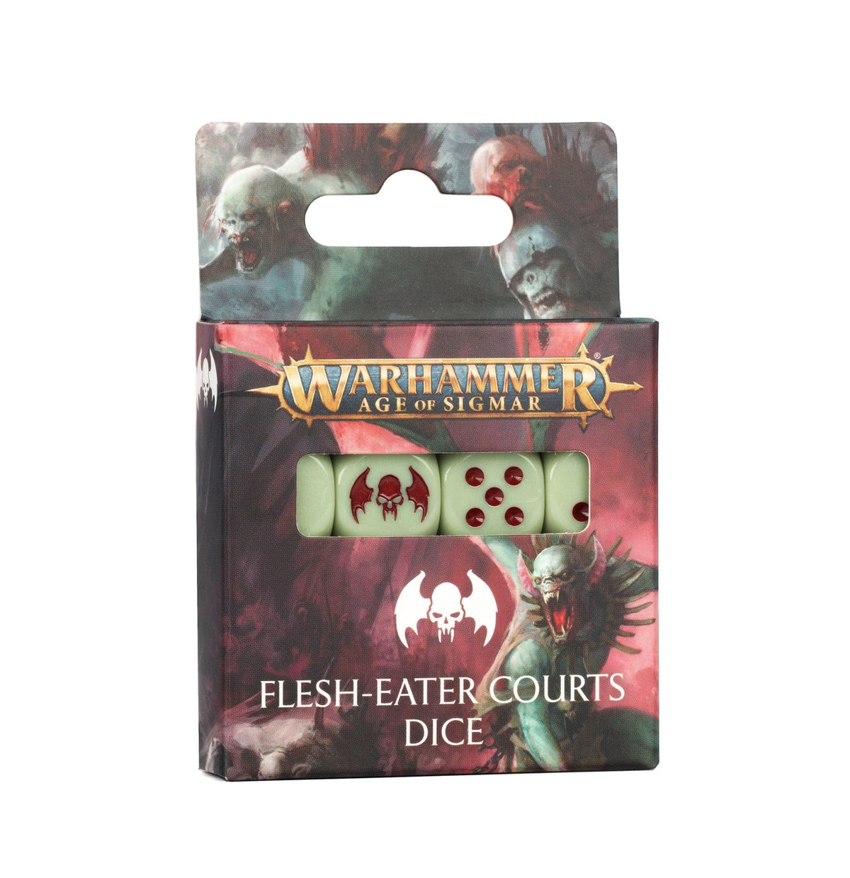 Games Workshop Tabletop Games > Games Workshop > Age of Sigmar Warhammer 40K - Age of Sigmar: FLESH-EATER COURTS DICE 5011921254330 91-67