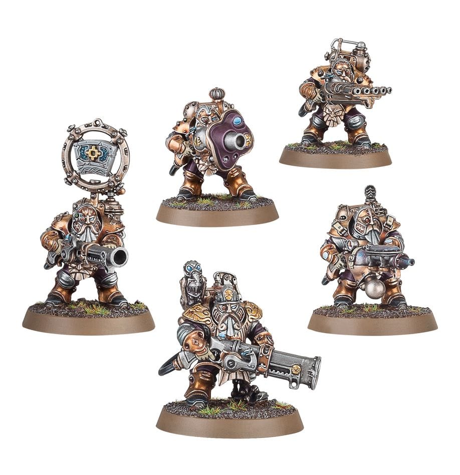 Games Workshop Tabletop Games > Games Workshop > Age of Sigmar Warhammer 40k: Age of Sigmar - Kharadron Overlords, Grundstok Thunderers 5011921195978 84-37