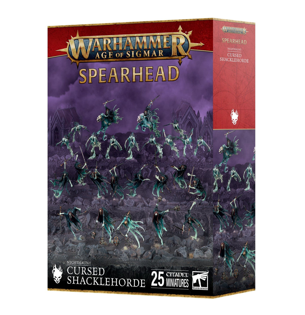 Games Workshop Tabletop Games > Games Workshop > Age of Sigmar Warhammer 40K - Age of Sigmar: SPEARHEAD CURSED SHACKLEHORDE 5011921226146 70-914