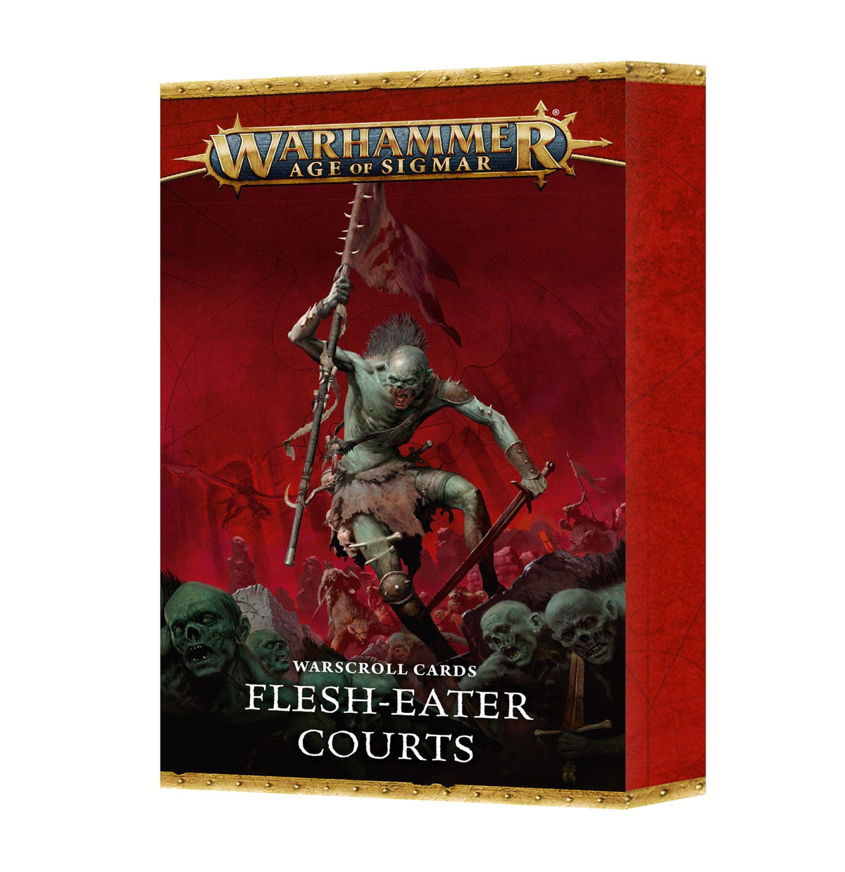 Games Workshop Tabletop Games > Games Workshop > Age of Sigmar Warhammer 40K - Age of Sigmar: WARSCROLL CARDS FLESH-EATER COURTS (ENG) 5011921253357 91-30