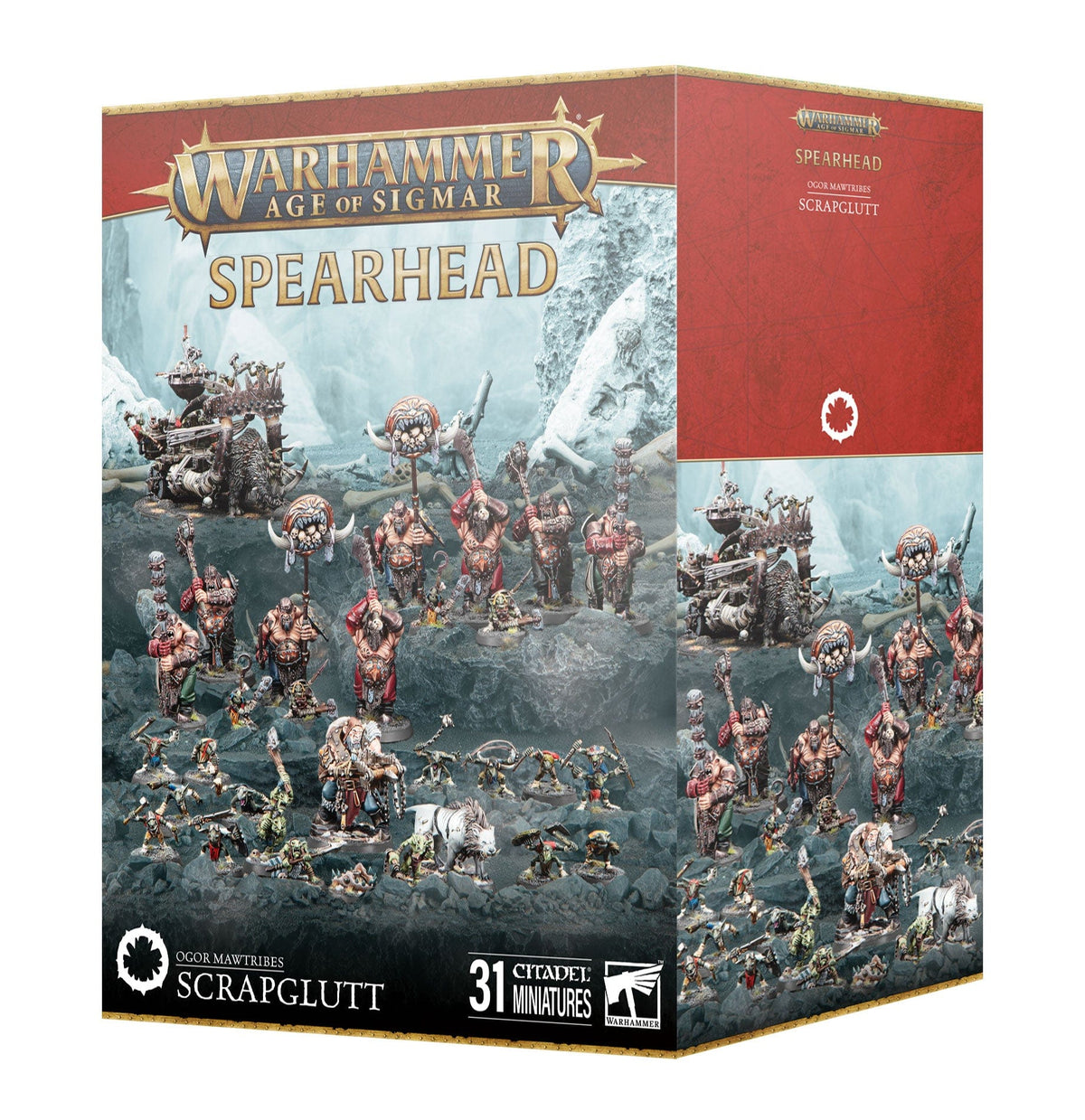 Games Workshop Tabletop Games > Games Workshop > Age of Sigmar Warhammer 40K - Spearhead: Ogor Mawtribes Scrapglutt 5011921249343 70-952