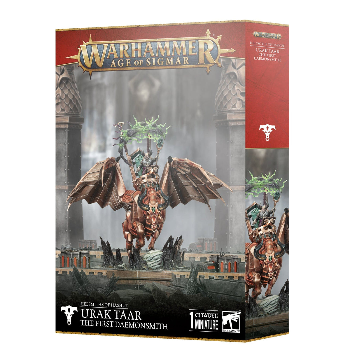 Games Workshop Tabletop Games > Games Workshop > Age of Sigmar Warhammer Age of Sigmar - Helsmiths of Hashut: Urak Taar the First Daemonsmith 5011921241712 82-05