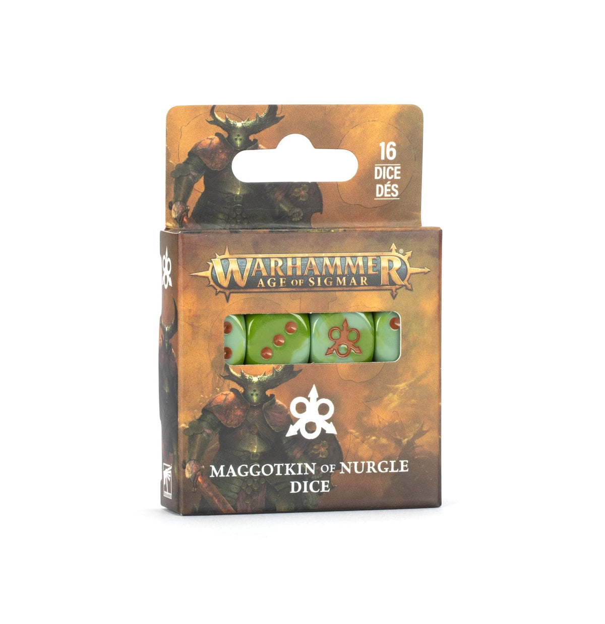 Games Workshop Tabletop Games > Games Workshop > Age of Sigmar Warhammer Age of Sigmar: Maggotkin of Nurgle Dice 5011921254385 83-95
