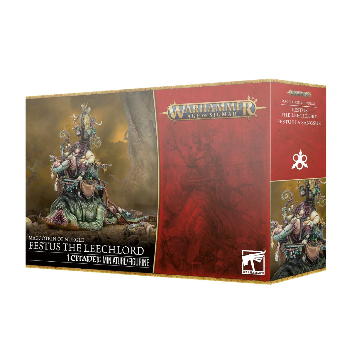 Games Workshop Tabletop Games > Games Workshop > Age of Sigmar Warhammer Age of Sigmar: Maggotkin of Nurgle: Festus The Leechlord 5011921249534 83-115